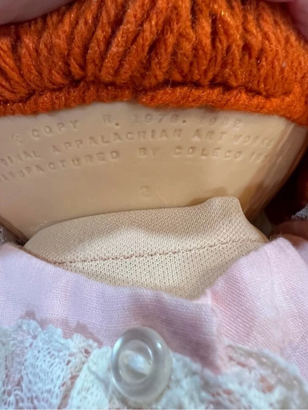 Vintage ‘85 Cabbage Patch Kids Doll Red Hair Green Eyes
